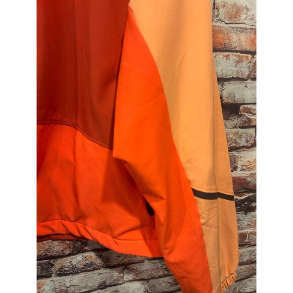 UA Unstoppable Under Armour peach red colorblock jacket women's size XL - Picture 3 of 6